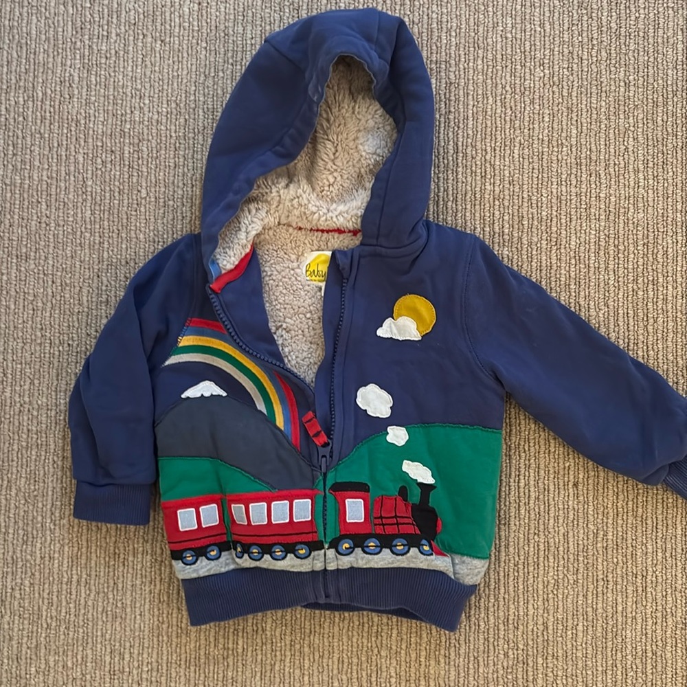 Baby Boden fleece-lined jacket, size12-18 months